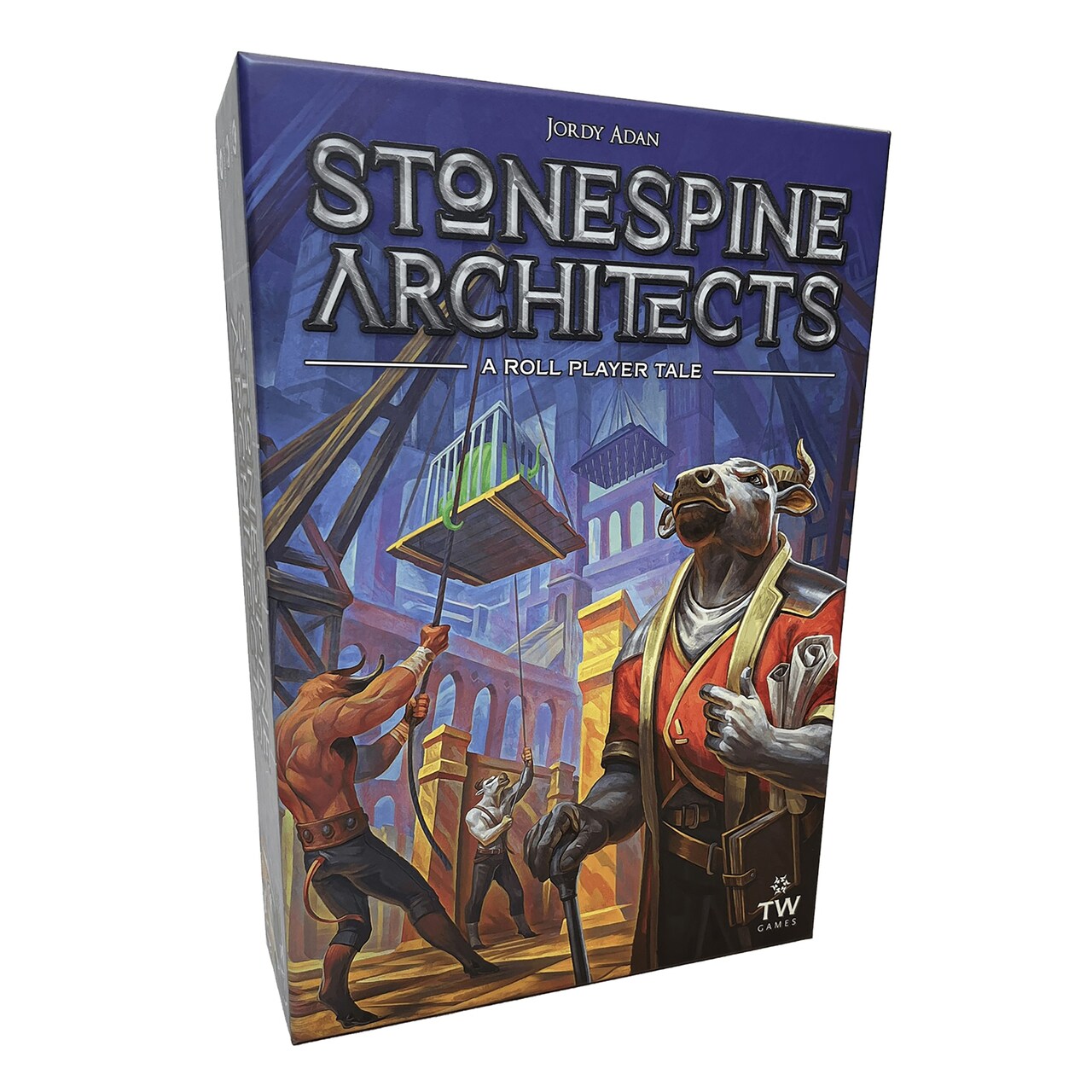 Stonespine Architects Card-Drafting Board Game of Fantasy Dungeon Building, Ages 14+